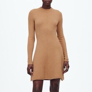 Madewell Tan Long Sleeve Dress